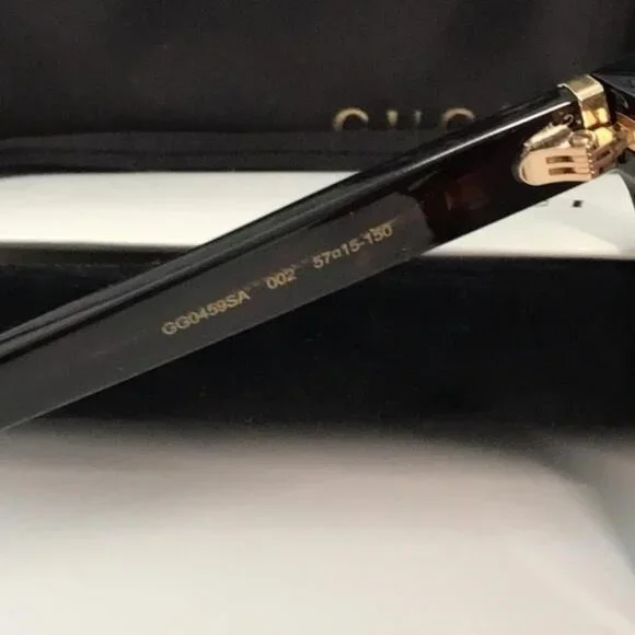 New Authentic Gucci GG0459SA 002 Havana Brown Butterfly  display picture 1